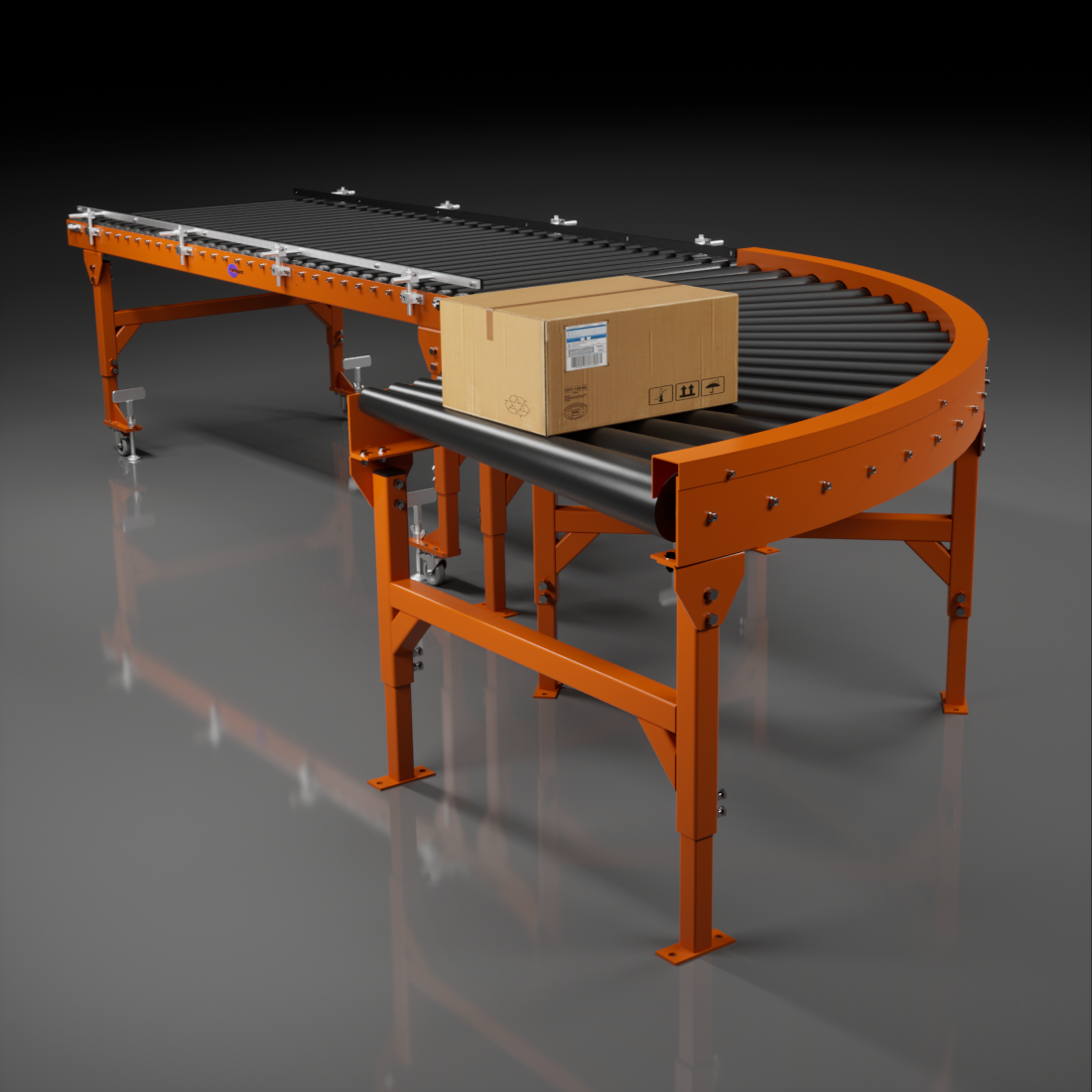 Logisztikai görgőspálya rendszer tervezése és kivitelezése